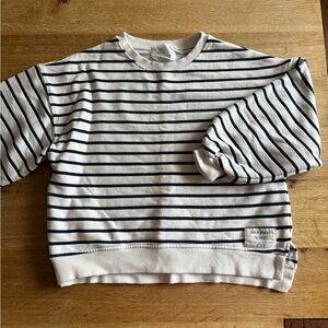 Zara Girls Size 9 Striped Sweatshirt